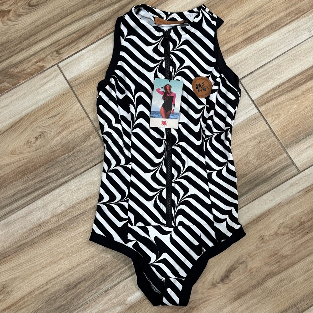 NWT Women's Swim front zipper One Piece